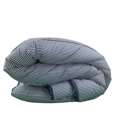 Couette microfibre légère à rayures 220 x 240 cm